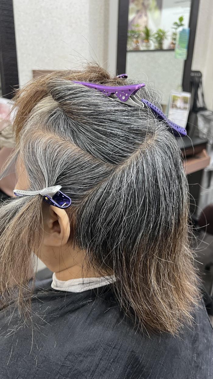 白髮融合