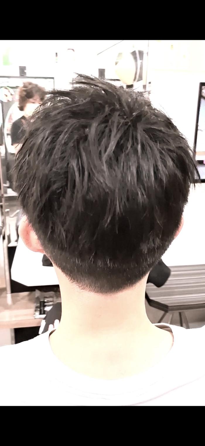 男生螺旋髮根燙