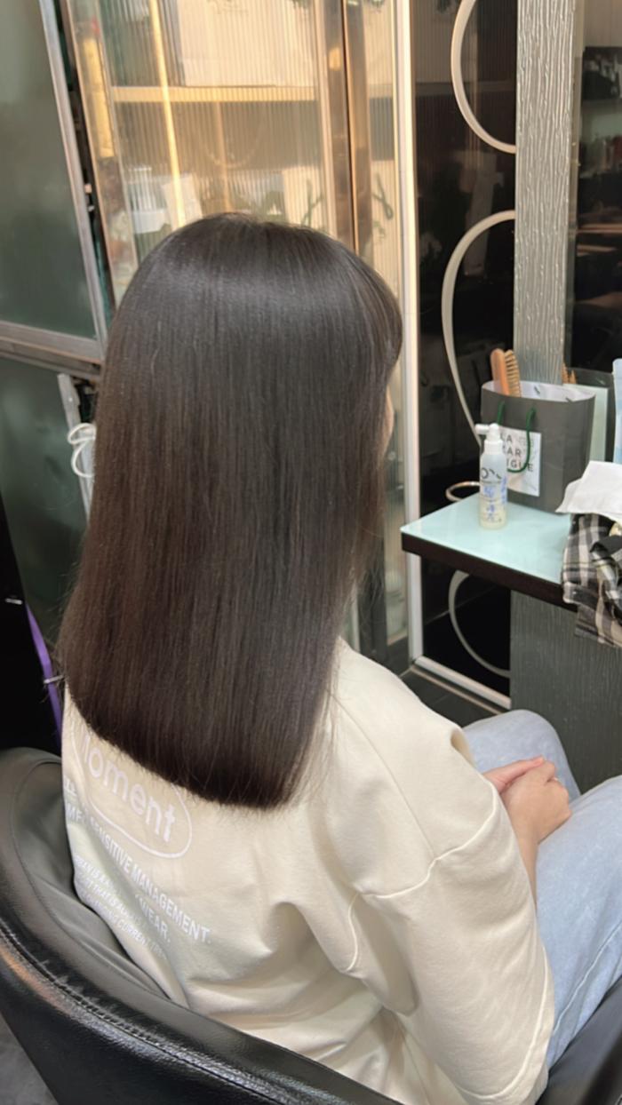 鎖骨中長髮# Cut#質感