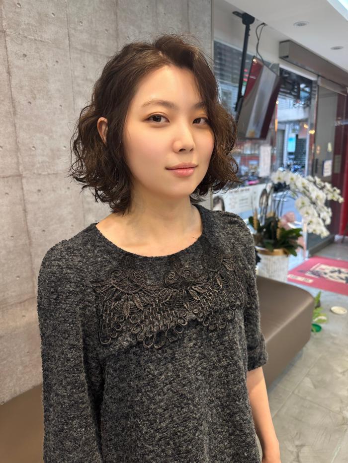 短髮 捲