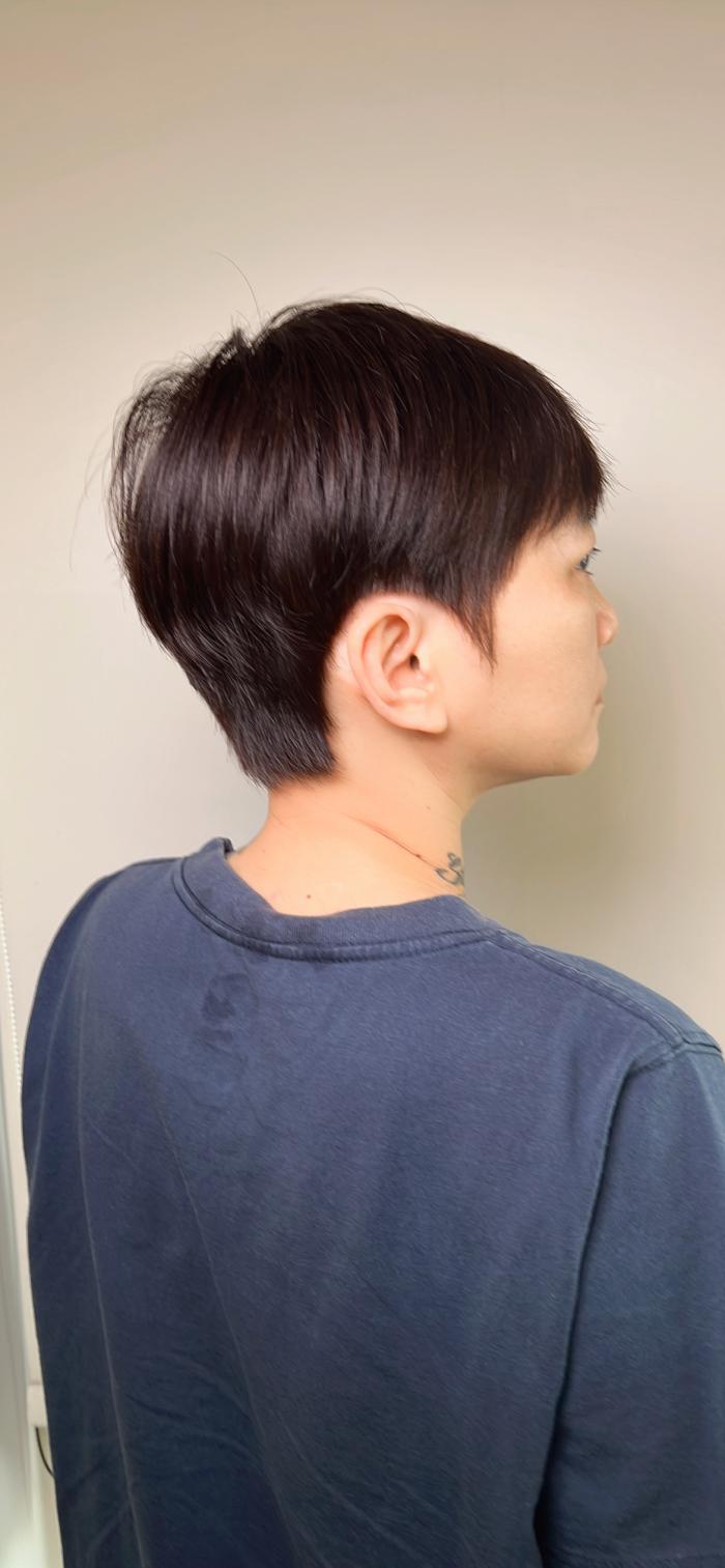 染髮、焦糖霧棕色