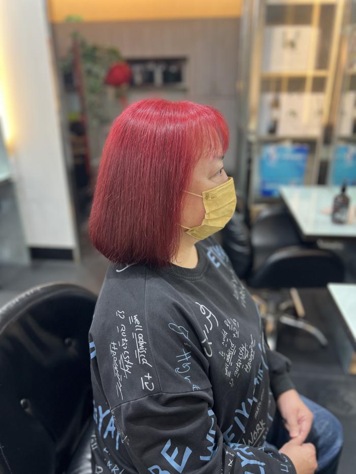 Color#桃紅#Cherry Red介於#鮮紅與#深酒紅