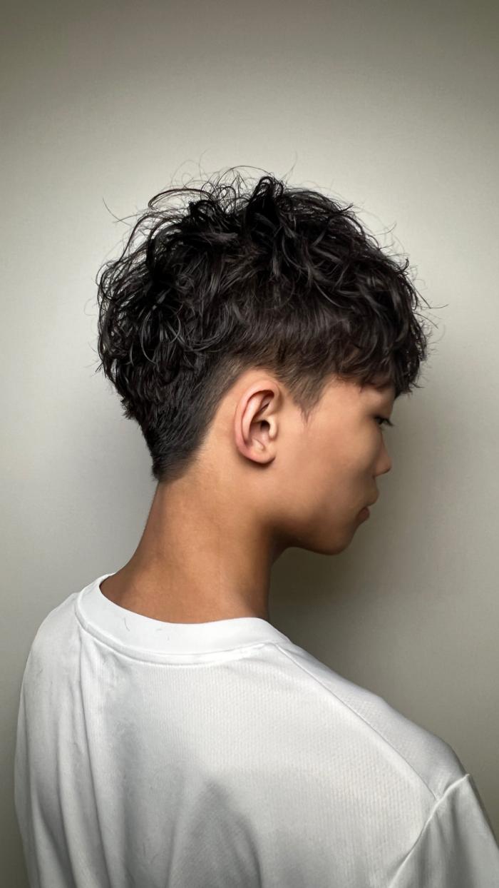 男生燙髮