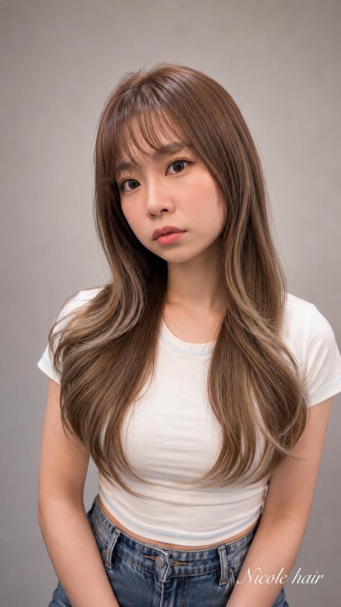 輪廓染