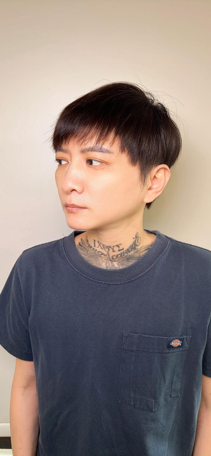 染髮、焦糖霧棕色