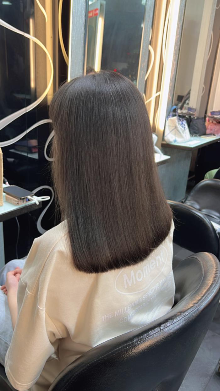 鎖骨中長髮# Cut#質感