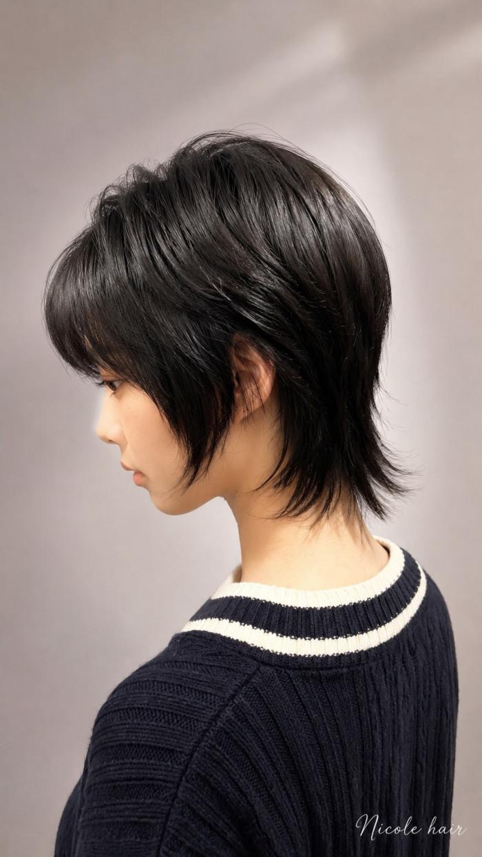 女孩狼尾