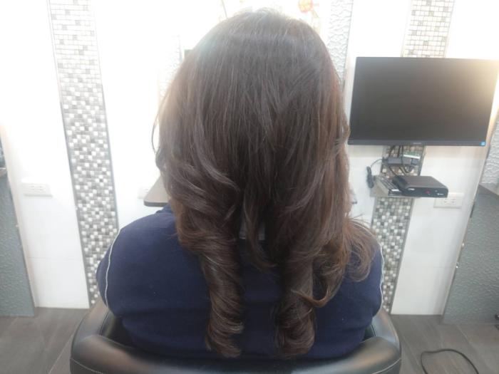 法式慵懶燙浪漫捲髮型