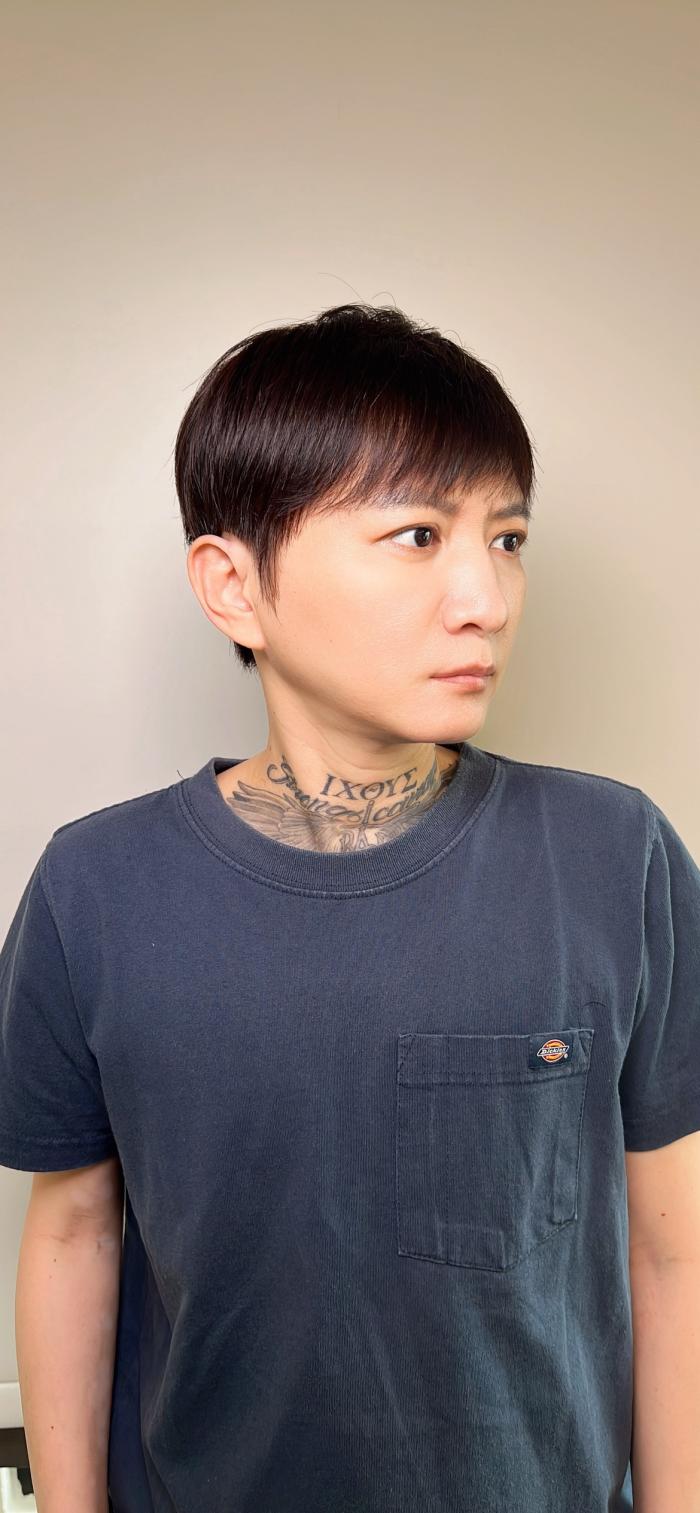 染髮、焦糖霧棕色