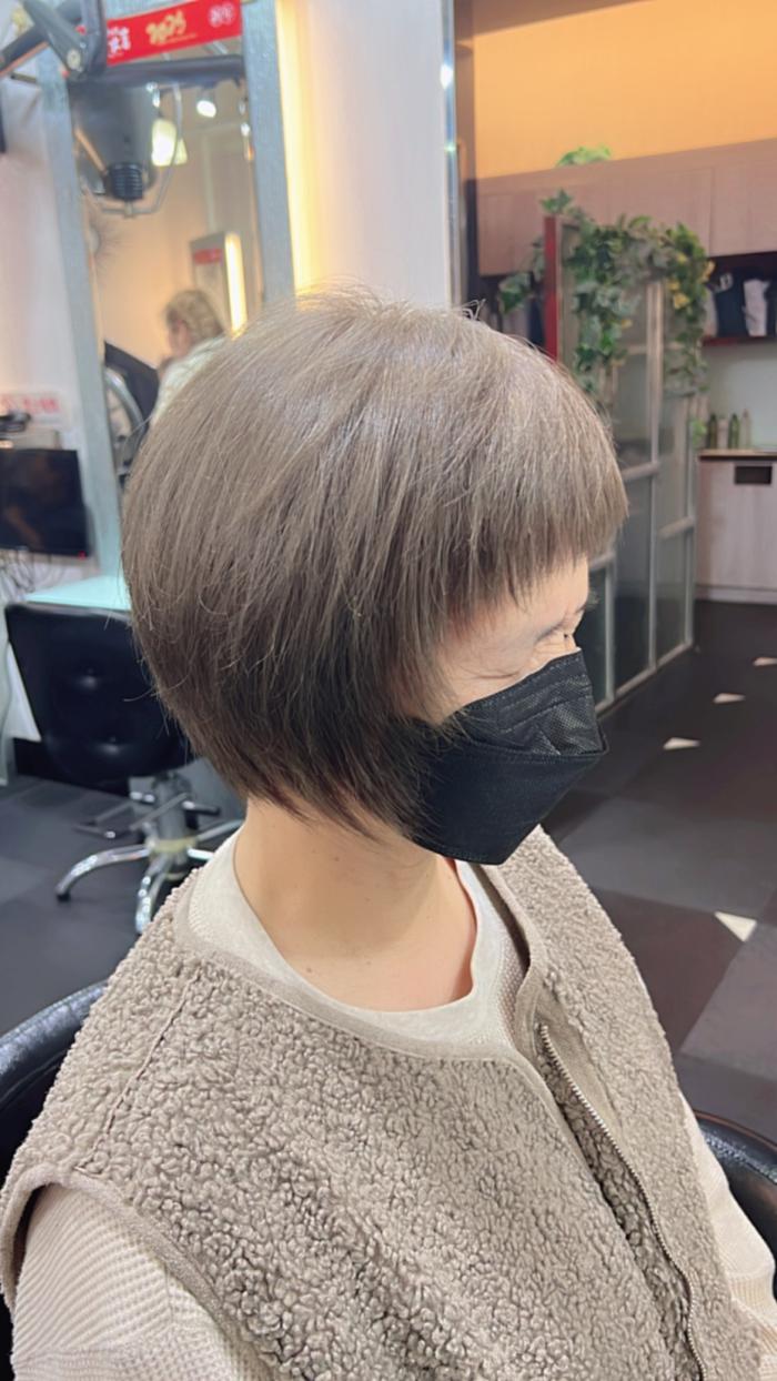 鮑伯曰系韓系color灰棕霧感